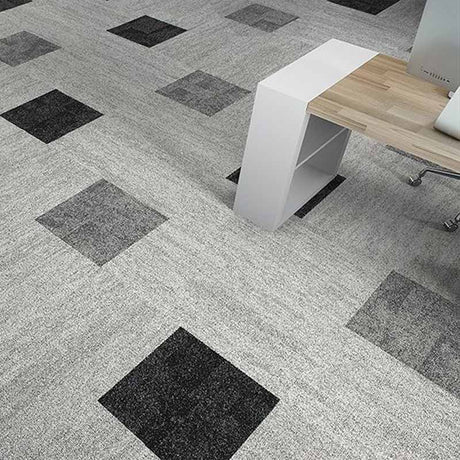 Interface Open Air 402 Black 9624001 Carpet Planks - DCTUK