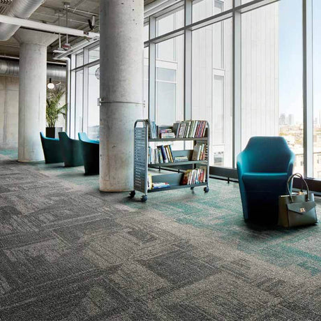 Interface Open Air 403 Black 9626001 Carpet Tiles - DCTUK