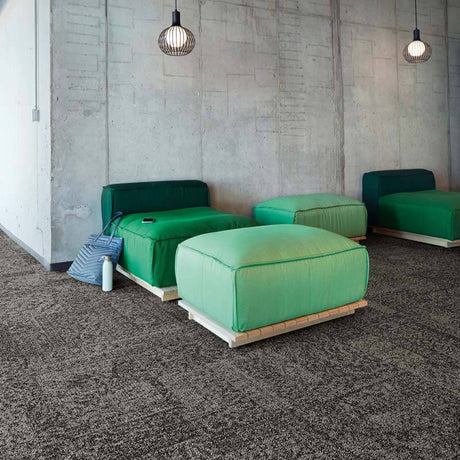 Interface Open Air 405 Black 9629001 Carpet Tiles - DCTUK