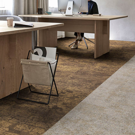Interface Upon Common Ground Dry Bark 2529001 Desert Neutral Carpet Planks - DCTUK