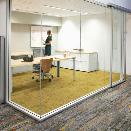 Interface Upon Common Ground Escarpment Carpet Tiles 2525001 Desert Shrub Carpet Planks - DCTUK