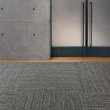 Interface WW870 Black Weft 8111004 Carpet Planks - DCTUK