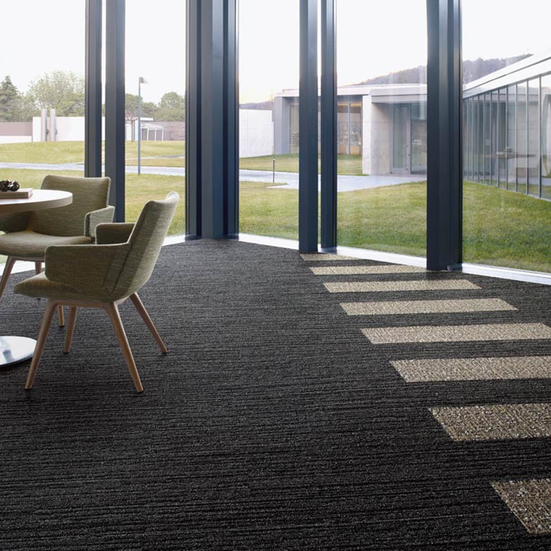 Interface WW890 Black Dobby 8113004 Carpet Planks - DCTUK
