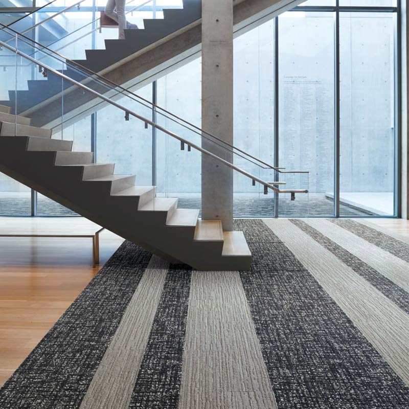 Interface WW890 Black Dobby 8113004 Carpet Planks - DCTUK