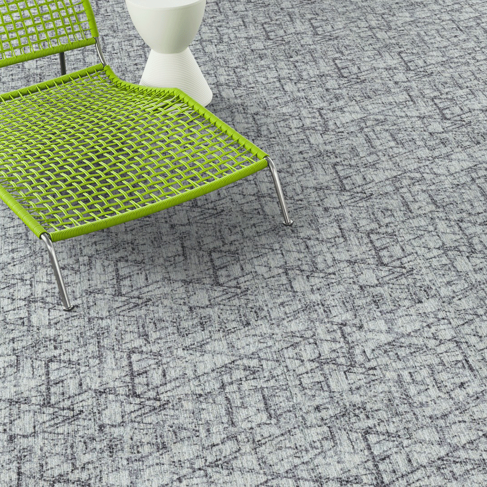 Milliken Modern Movement Crossing Lines Light Carpet Planks