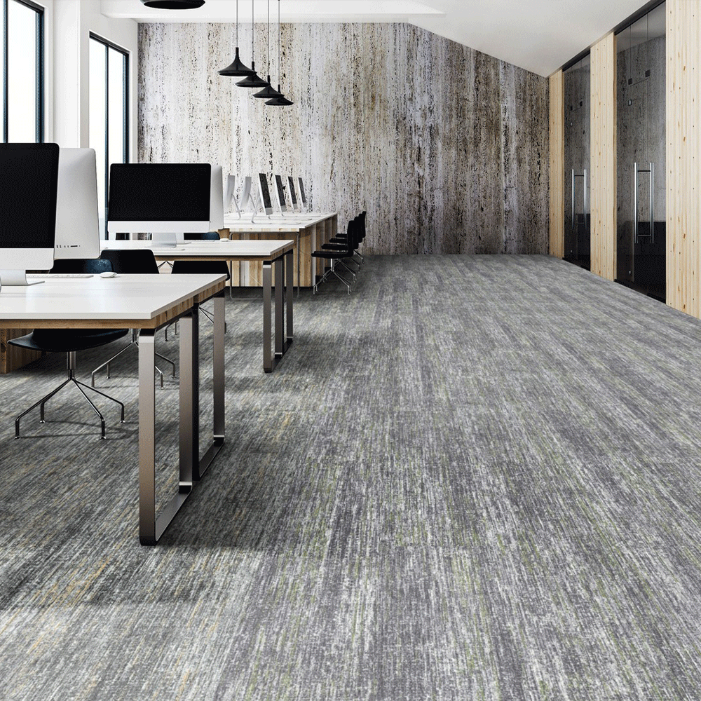 Milliken Modern Movement Simple Lines Colour Pop Carpet Planks
