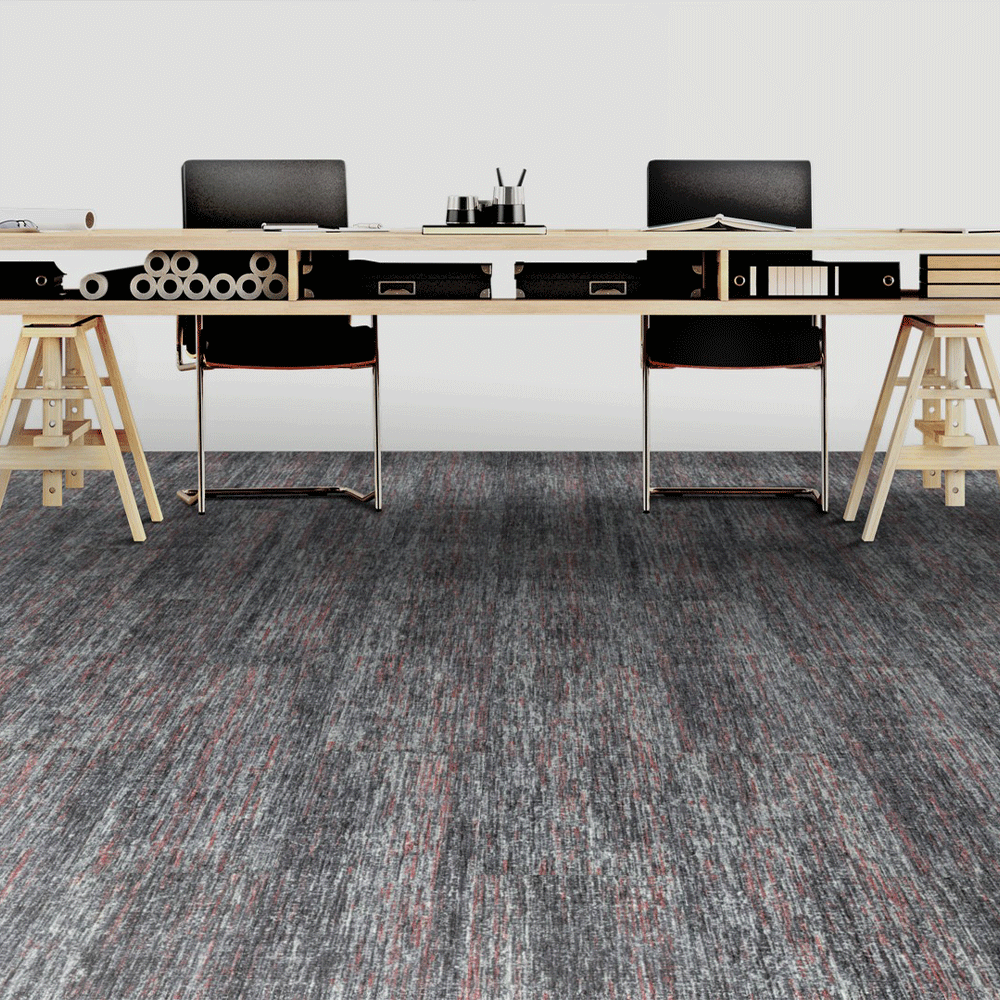 Milliken Modern Movement Simple Lines Colour Pop Carpet Planks