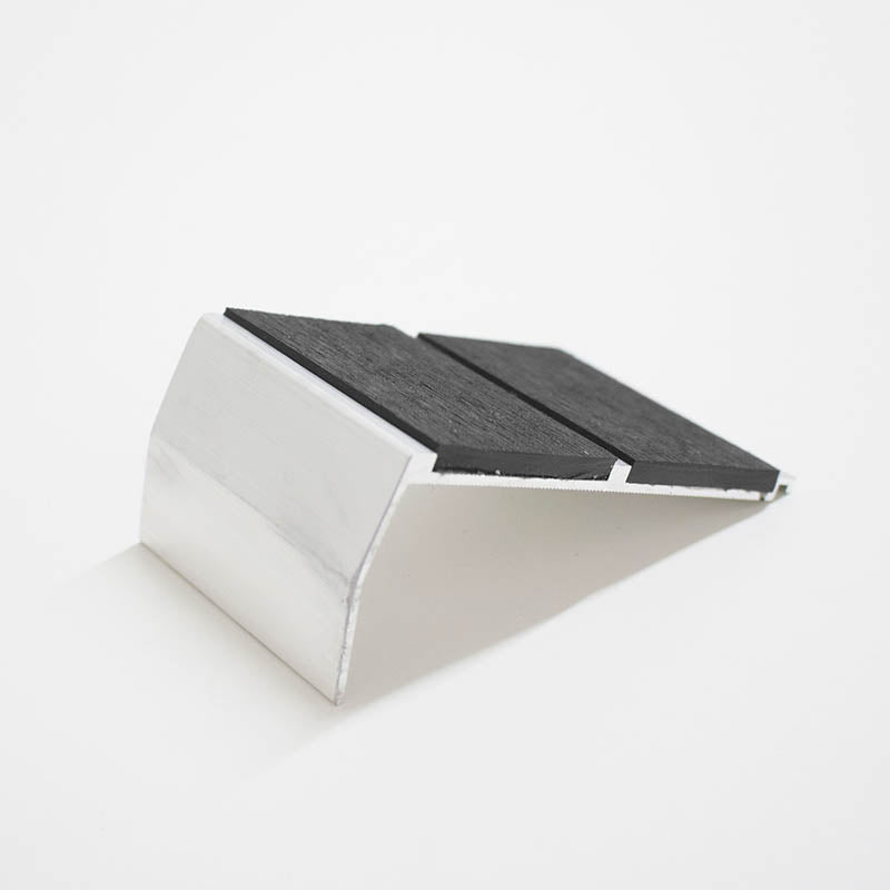 Marlings MD2 Black Scoured Stair Nosing - DCTUK