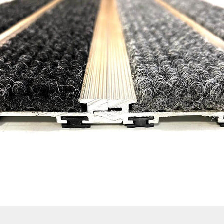 Mat.Works Frameworks Clic - Fix 12mm (Modular) MW Rib HD Anthracite Entrance Systems - DCTUK