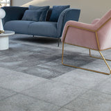 Milliken Comfortable Concrete 2.0 - Urban Poetry Chalked Blue UPY05 - 245 - 180 Carpet Tiles - DCTUK