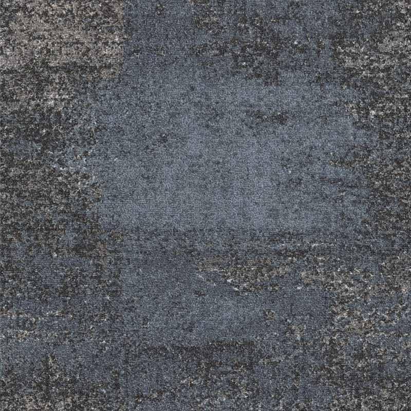 Milliken Comfortable Concrete - Retold Urban Portrait Harbour Blue Carpet Tiles - DCTUK