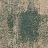 Milliken Comfortable Concrete - Retold Urban Scene Peacock Teal Carpet Tiles - DCTUK