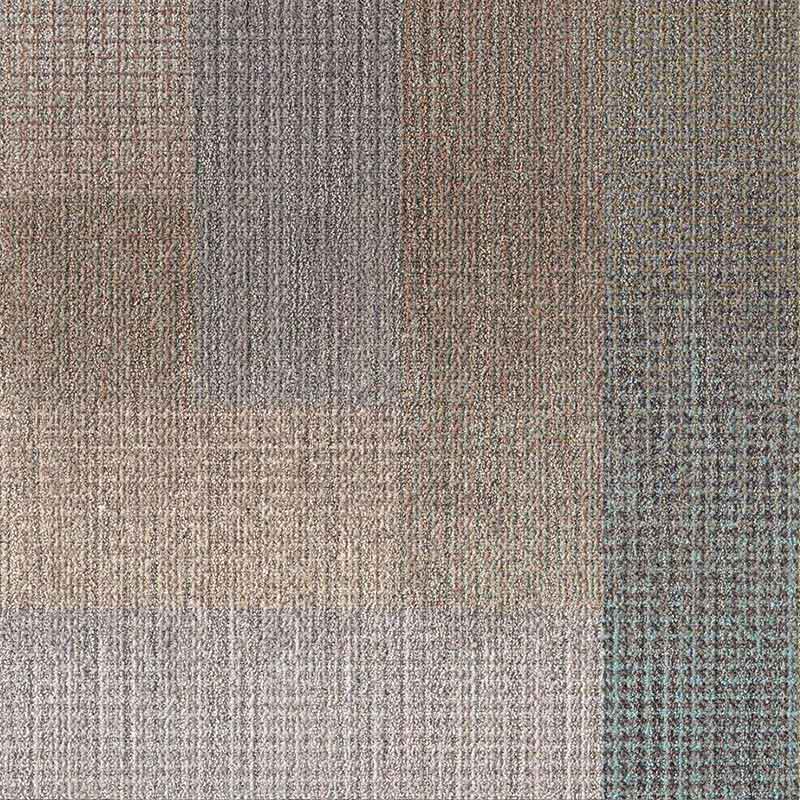 Milliken Crafted Series - Warp Winding Aqua Mix WWG37 - 46 - 158 Carpet Tiles - DCTUK