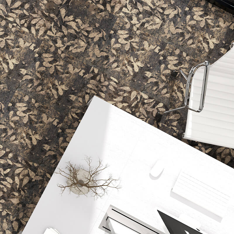 Milliken Down To Earth Leaf Cluster Bracken/Tawny Carpet Tiles - DCTUK