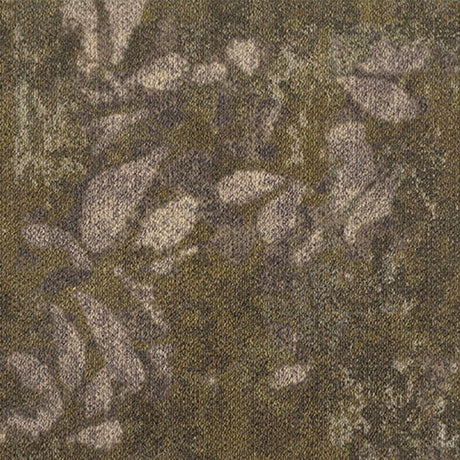 Milliken Down To Earth Leaf Scatter Bracken/Tawny Carpet Tiles - DCTUK