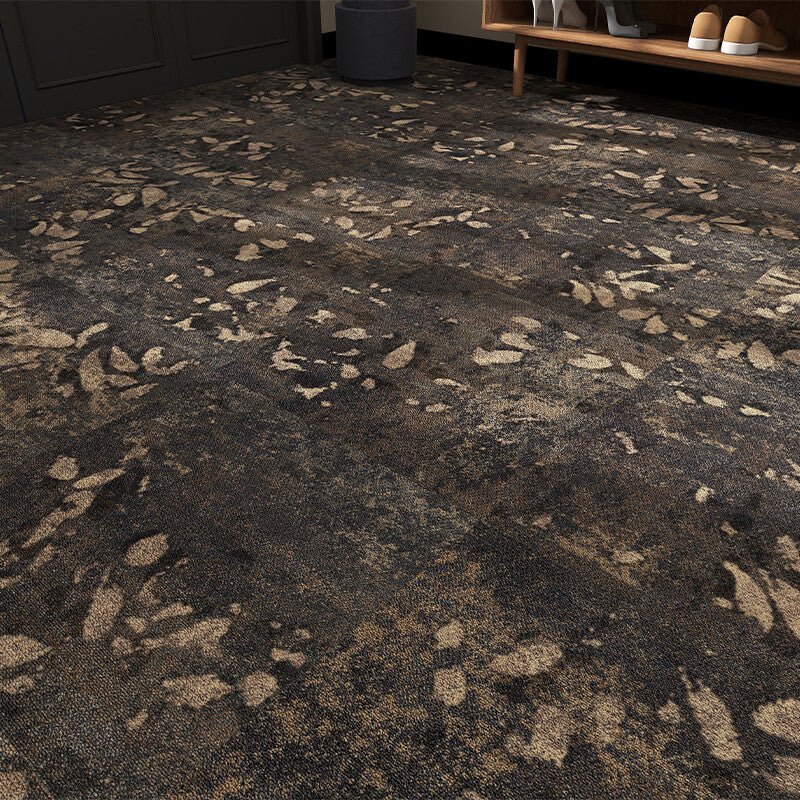 Milliken Down To Earth Leaf Scatter Bracken/Tawny Carpet Tiles - DCTUK