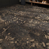 Milliken Down To Earth Leaf Scatter Bracken/Tawny Carpet Tiles - DCTUK