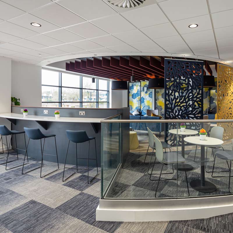 Milliken Laylines - Transitions Arctic/Sweater Carpet Tiles - DCTUK