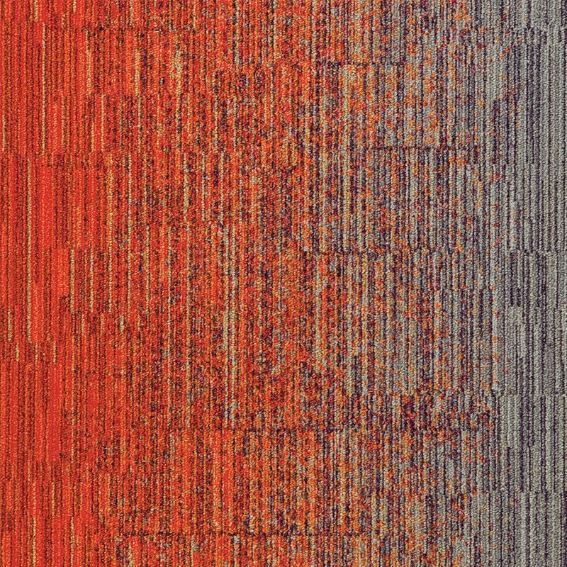 Milliken Laylines - Transitions Blaze/Sweater Carpet Tiles - DCTUK