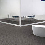 Milliken Nordic Stories - Tectonic Ash Blanket TTC119 - 27 Carpet Tiles - DCTUK