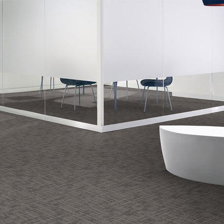 Milliken Nordic Stories - Tectonic Ash Blanket TTC119 - 27 Carpet Tiles - DCTUK