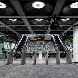 Milliken OBEX Loop - Stack Entrance Matting Brown SKL26 - 133 Carpet Tiles - DCTUK