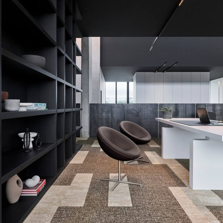 Mohawk Imperfection - Grit 545 Carpet Tiles - DCTUK