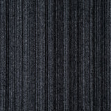 Nouveau Basics Black Graphite Stripe Carpet Tiles - DCTUK