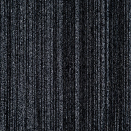 Nouveau Basics Black Graphite Stripe Carpet Tiles from DCTUK