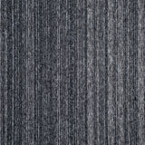 Nouveau Basics Graphite Grey Stripe Carpet Tiles - DCTUK
