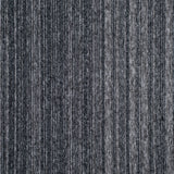 Nouveau Basics Graphite Grey Stripe Carpet Tiles from DCTUK