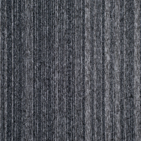 Nouveau Basics Graphite Grey Stripe Carpet Tiles from DCTUK