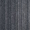 Nouveau Basics Graphite Grey Stripe Carpet Tiles from DCTUK