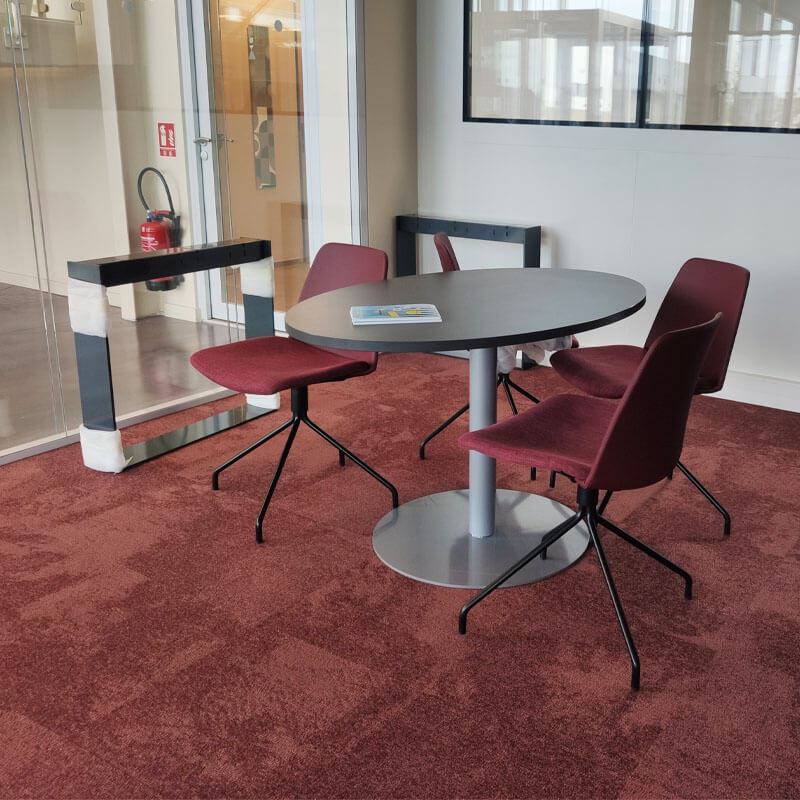 Nouveau Composition Black Carpet Tiles - DCTUK