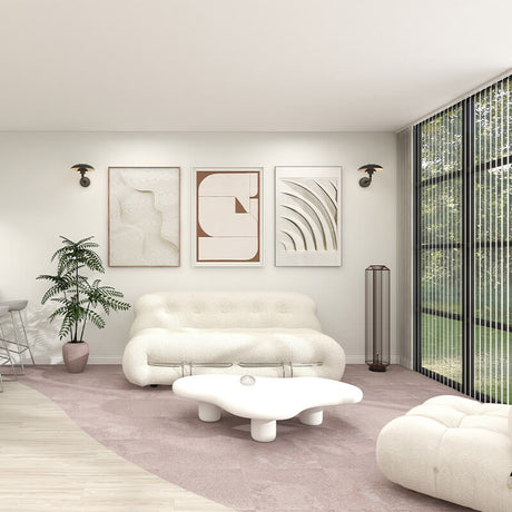 Nouveau Composition Bloom Carpet Tiles from DCTUK