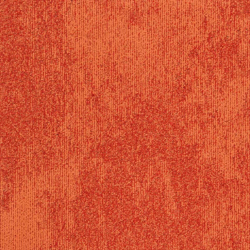 Nouveau Composition Orange Carpet Tiles - DCTUK