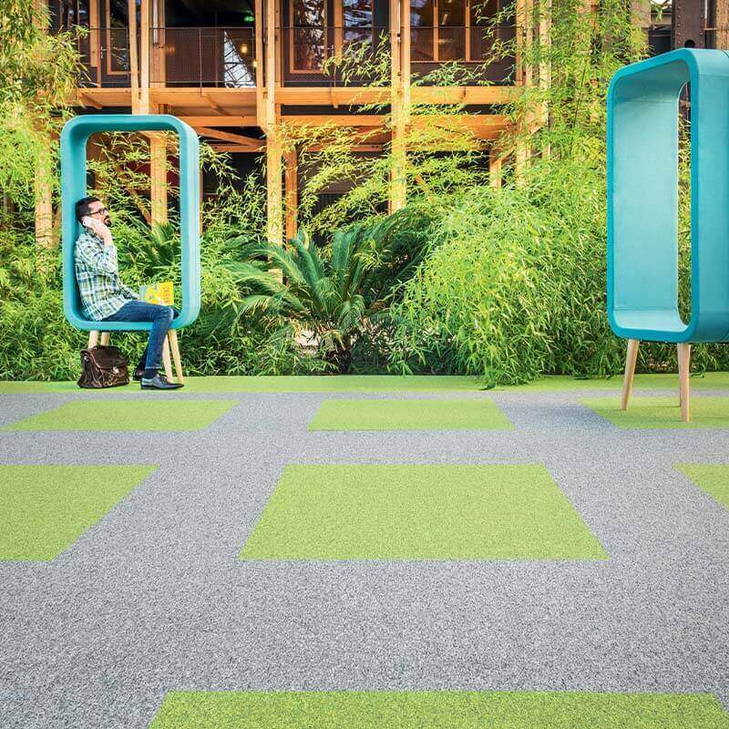 Nouveau Evolution Chalk Carpet Tiles - DCTUK