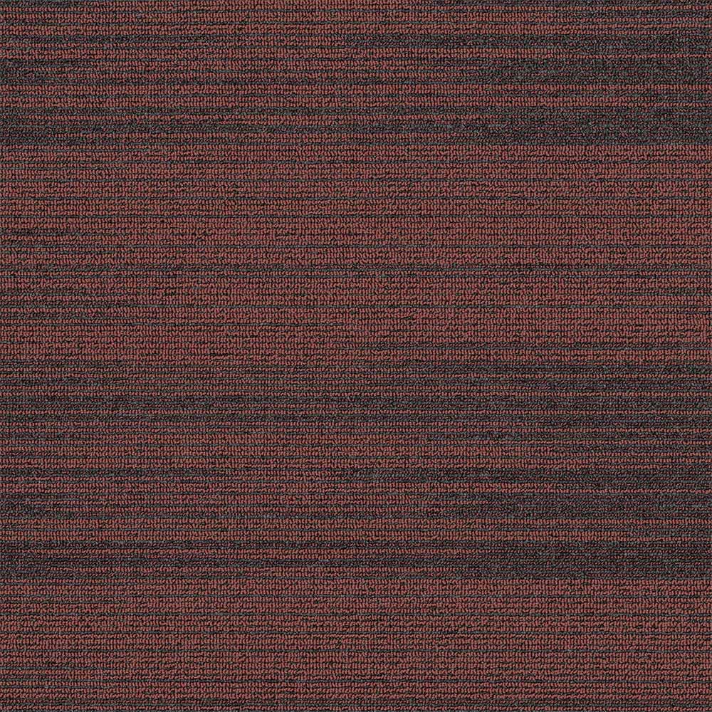 Nouveau Highrise Lines Alizarin Crimson Carpet Tiles from DCTUK