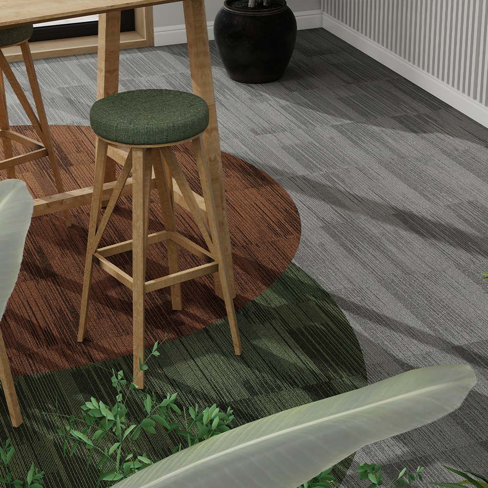 Nouveau Highrise Lines Carpet Tiles from DCTUK