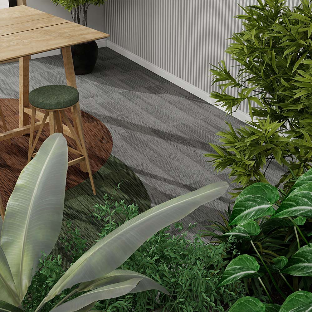 Nouveau Highrise Lines Carpet Tiles from DCTUK