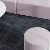 Nouveau Highrise Lines Carpet Tiles from DCTUK
