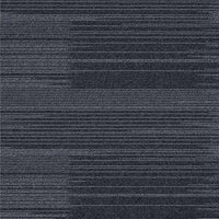 Nouveau Highrise Lines Prussian Blue Carpet Tiles