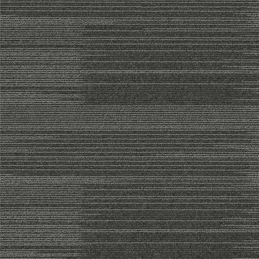 Nouveau Highrise Lines Soot Black Carpet Tiles from DCTUK