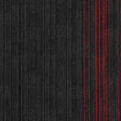 Nouveau Infinity Accent Black Red Carpet Tiles from DCTUK