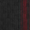 Nouveau Infinity Accent Black Red Carpet Tiles from DCTUK