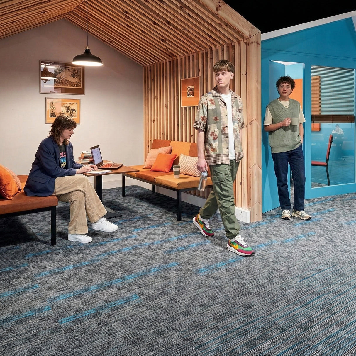 Nouveau Infinity Accent Carpet Tiles from DCTUK