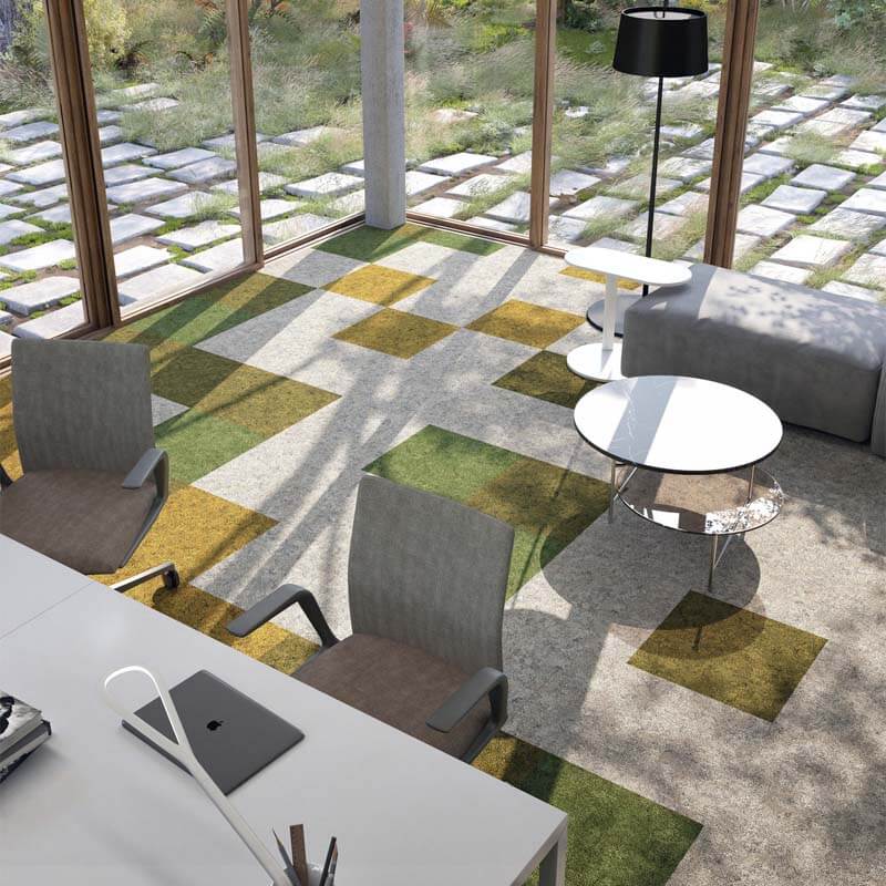 Nouveau Seasons Azure Breeze Carpet Tiles - DCTUK