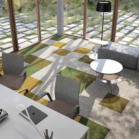 Nouveau Seasons Azure Breeze Carpet Tiles - DCTUK