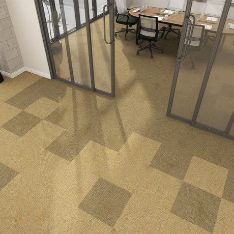 Nouveau Seasons Bloom Buttercup Carpet Tiles - DCTUK