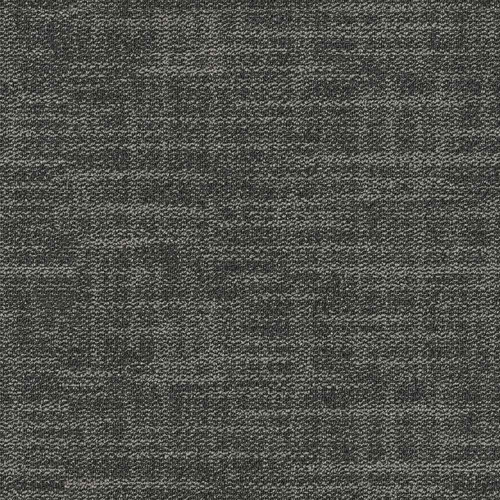 Nouveau Threadbound Charcoal Wool Carpet Tiles from DCTUK